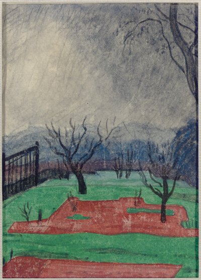 Field at Sunset by Oscar Florianus Bluemner