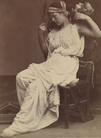 Flora Contemplating Vanity by Oscar Gustav Rejlander