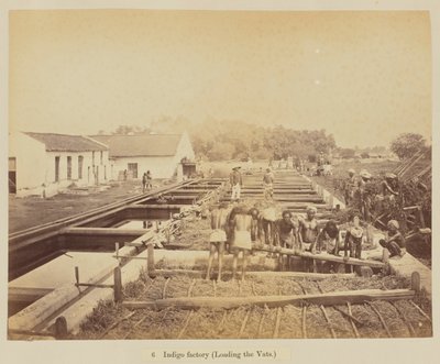 Indigo Factory (Loading the Vats) by Oscar Jean Baptiste Mallitte