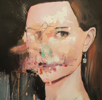 Distorted Natalie Portman by Oscar Nin