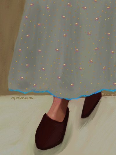 Walking in Polka Dots by Osheensgallery