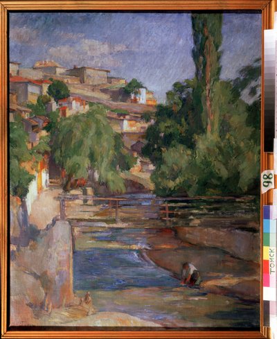 Landscape with Bridge and River by Osip Emmanuilovich Braz
