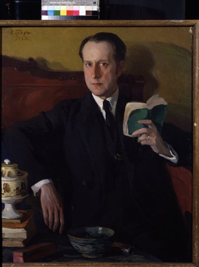 Portrait of the Lithuanian Artist Mstislav Dobuzhinsky by Osip Emmanuilovich Braz