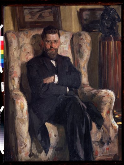 Portrait of the Collector Alexey A. Bakhrushin by Osip Emmanuilovich Braz