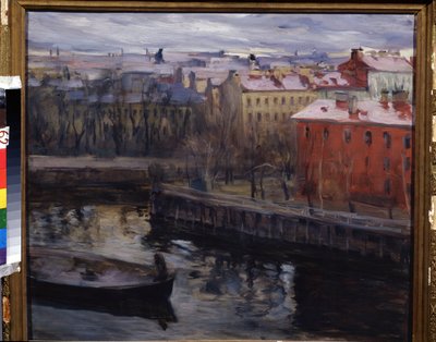 View of Leningrad (Saint Petersburg) by Osip Emmanuilovich Braz