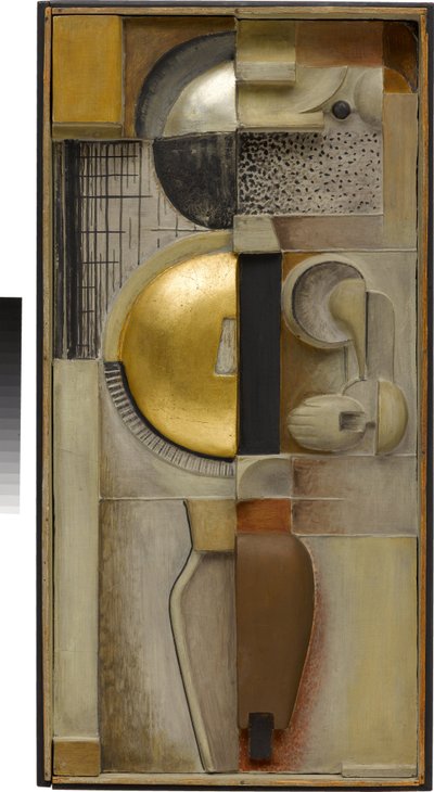 Relief JG in Bronze by Oskar Schlemmer