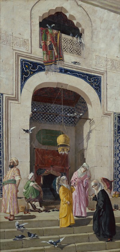 Door of the Grand Mosque of Bursa by Osman Hamdi Bey