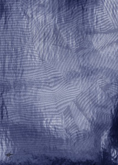 Calm Indigo Waves by Osvaldo Russo