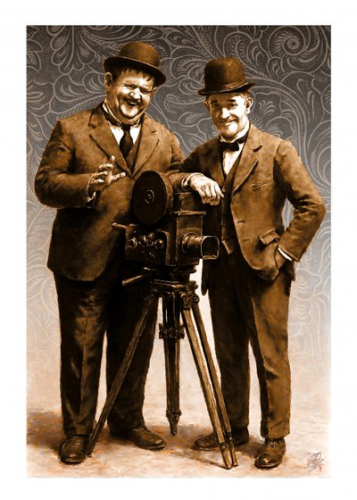 Classic Comedy Duo by Osvaldo Russo