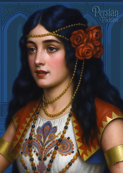 Elegant Persian Beauty by Osvaldo Russo