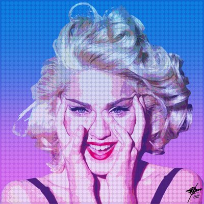 Joyful Pop Portrait by Osvaldo Russo