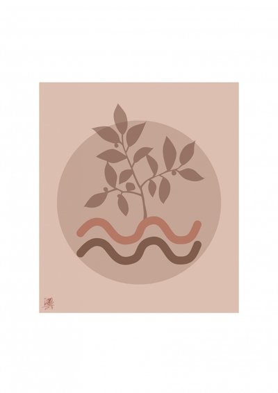 Minimalist Botanical Waves by Osvaldo Russo