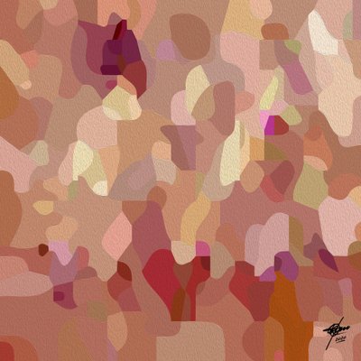 Soft Muted Abstract by Osvaldo Russo