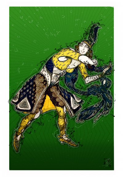 Vibrant Ornate Dancer by Osvaldo Russo