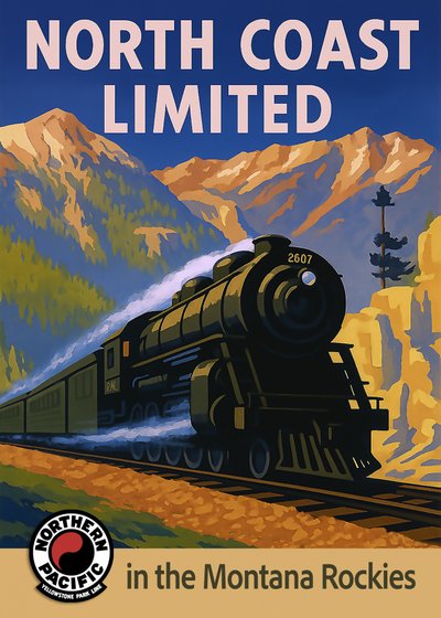 Vintage Mountain Express by Osvaldo Russo