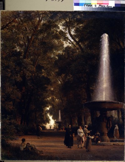 A Lane in the Park by Oswald Achenbach
