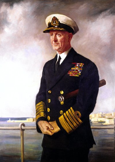 Admiral Cunningham by Oswald Hornby Joseph Birley