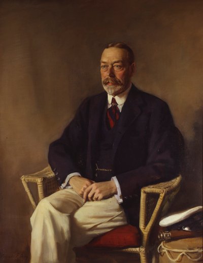 George V by Oswald Birley by Oswald Hornby Joseph Birley