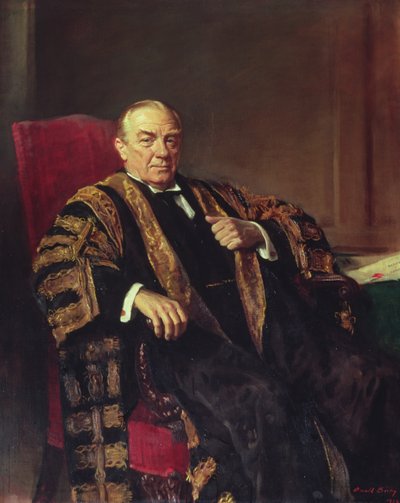 Portrait of Stanley Baldwin (1867-1947) by Oswald Hornby Joseph Birley
