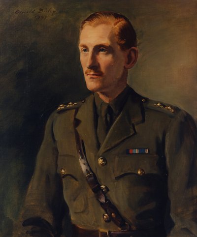 Portrait of the 9th Duke of Northumberland by Oswald Hornby Joseph Birley
