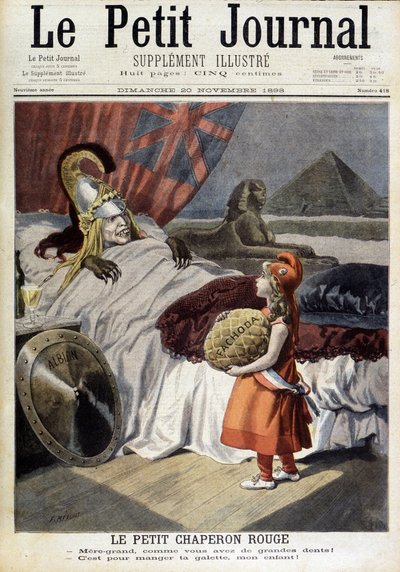 Little Red Riding Hood - Cartoon About Fachoda and the Ambitions of 
