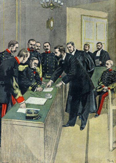 Alphonse Bertillon at Alfred Dreyfus