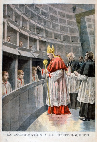 Confirmation at the Prison de Petite Roquette for Children, Paris, 1896 by Oswaldo Tofani
