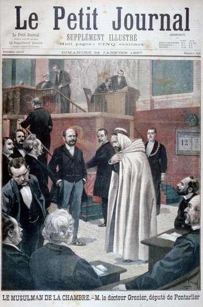 Dr Philippe Grenier, the first Muslim Deputy in the French National Assembly by Oswaldo Tofani