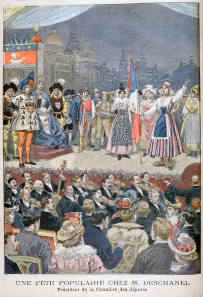 Festivity Popular with Paul Deschanel, President of France, 1900 by Oswaldo Tofani