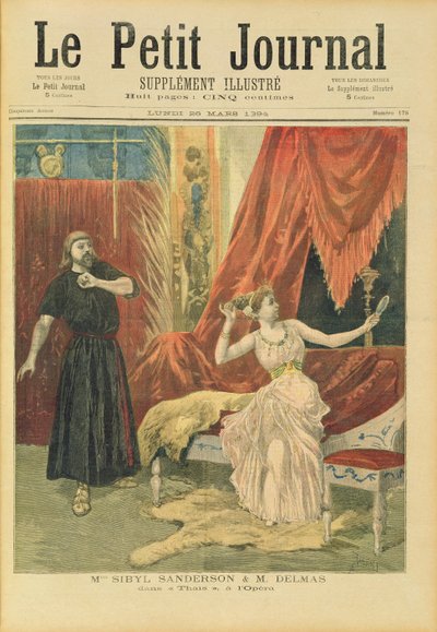 Mademoiselle Sibyl Sanderson and Monsieur Jean Francois Delmas in 