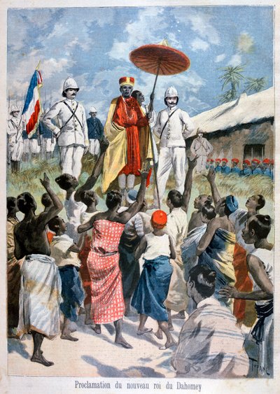 Proclamation of the New King of Dahomey, 1894 by Oswaldo Tofani