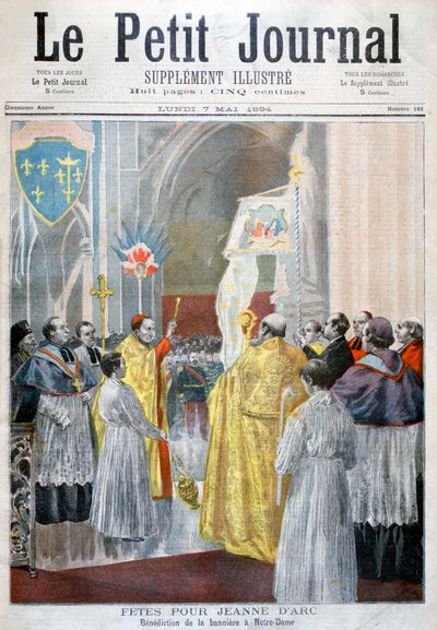 Service Commemorating Joan of Arc, Notre Dame, Paris by Oswaldo Tofani