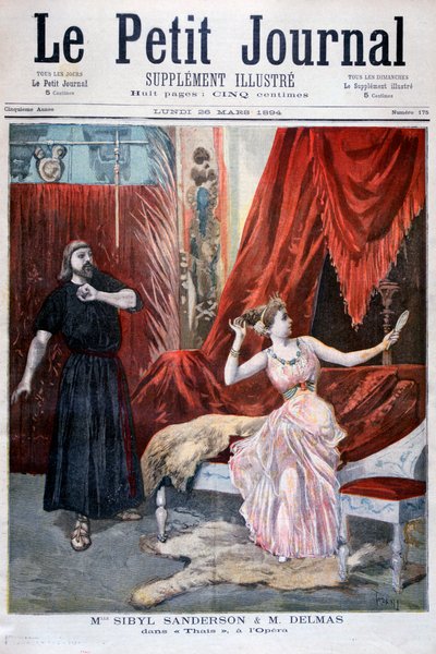 Sibyl Sanderson and Delmas in Jules Massenet