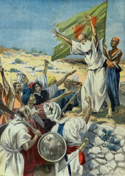 Uprising in India against the English Presence by Oswaldo Tofani