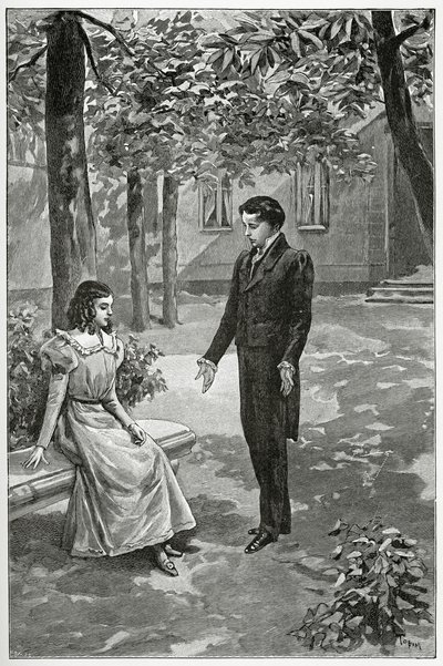 Victor Hugo Declaring His Love to Adèle Foucher by Oswaldo Tofani