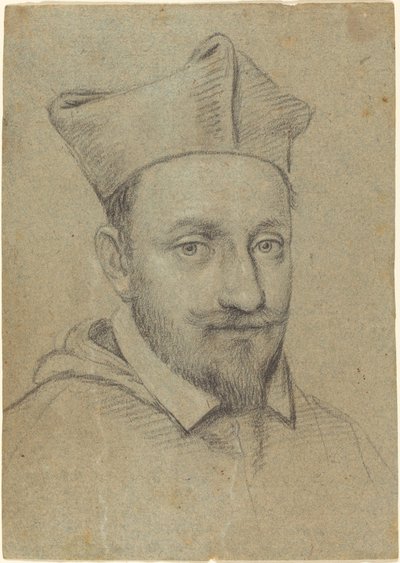 Portrait of a Cardinal (Alessandro Peretti Montalto?) by Ottavio Leoni