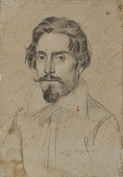Portrait of a Man, Half-Length Turned to the Left by Ottavio Mario Leoni