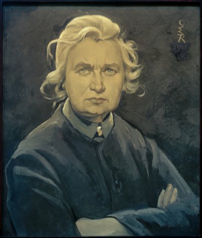 Ottilie W. Roederstein, Self-Portrait 1926 by Ottilie Roederstein