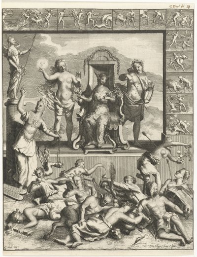 Twelve Labors of Hercules (Allegorical Representation) by Ottmar Elliger (II)