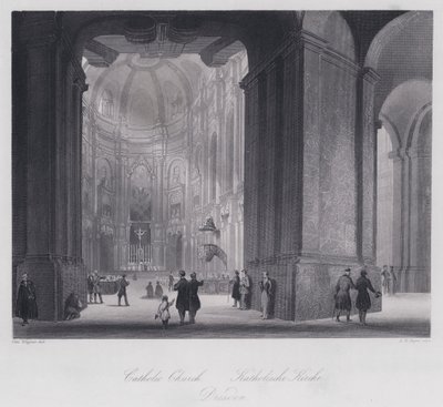 Catholic Church, Dresden by Otto (after) Wagner