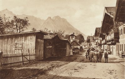 In Spring, Road in Garmisch by Otto Ballerstedt