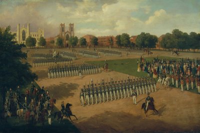 Seventh Regiment on Review, Washington Square, New York by Otto Boetticher