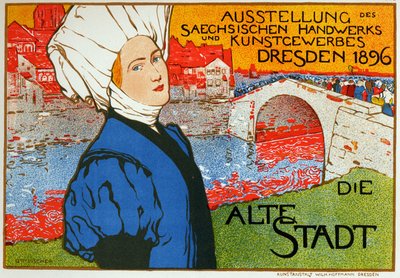 The Industrial Fair of Dresden in Germany by Otto Fischer