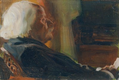 Portrait of the Composer Karl Goldmark by Otto Friedrich