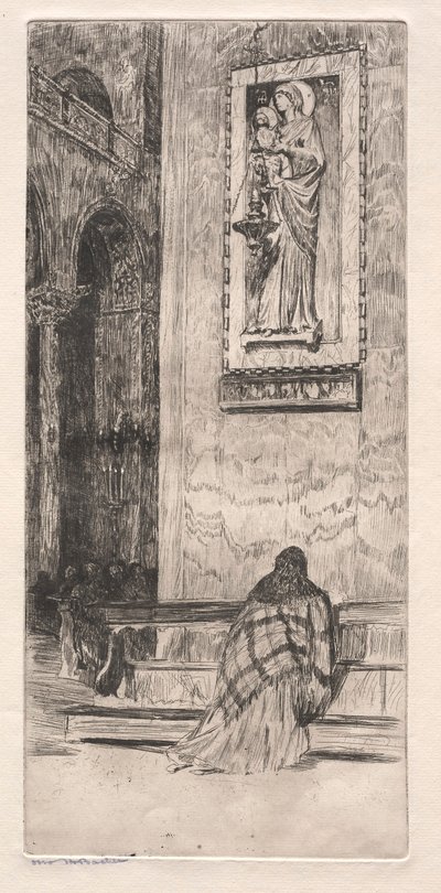 Etchings of Venice: St. Marks by Otto H. Bacher
