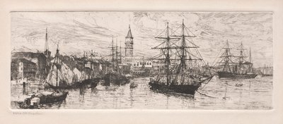 Shipping and the Ducal Palace by Otto H. Bacher