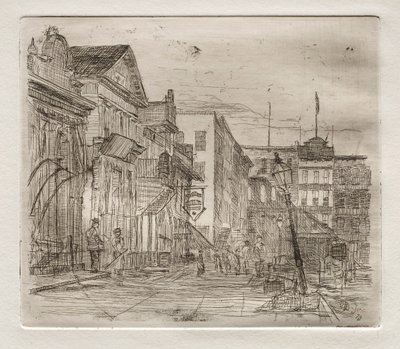 Southwest Corner, Public Square, Cleveland, 1878 by Otto H. Bacher
