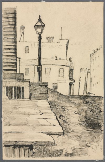 Street Scene, Cleveland by Otto H. Bacher