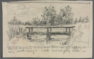 The Bridge, Schleissheim by Otto H. Bacher