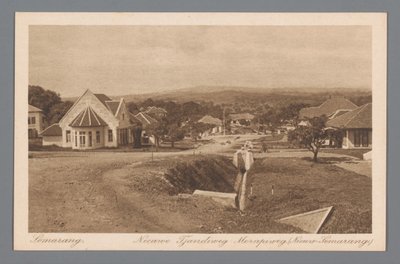 Semarang. New Tjandiweg-Merapiweg. (New Semarang) by Otto Hisgen